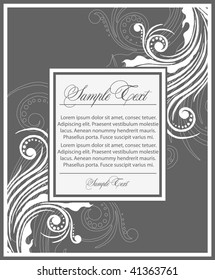 Abstract floral background, element for design.