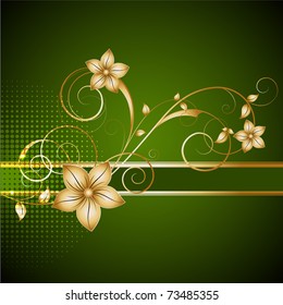 Abstract floral background. Element for design.