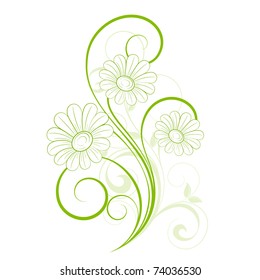 Abstract floral background. Element for design.