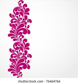 Abstract floral background. Element for design.