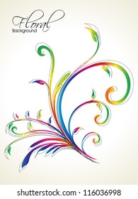 Abstract floral background. EPS 10.