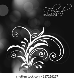 Abstract floral background. EPS 10.