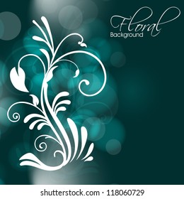 Abstract floral background. EPS 10.