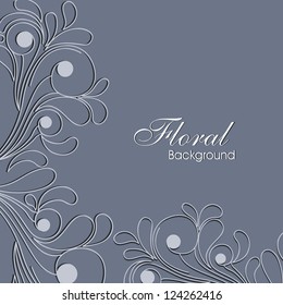 Abstract floral background. EPS 10.