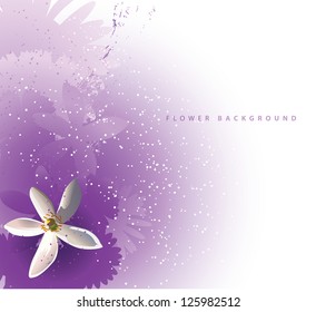 Abstract Floral Background EPS 8 vector, no open shapes or paths.