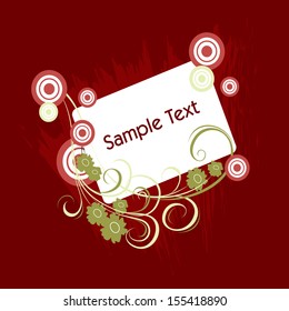 Abstract Floral Background. Eps10.
