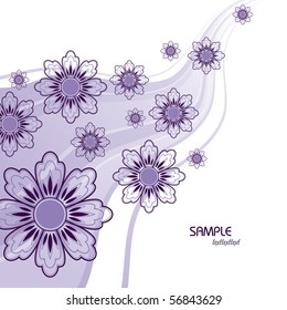 Abstract Floral Background. eps10