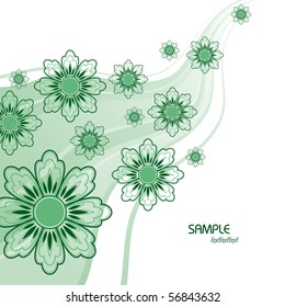 Abstract Floral Background. eps10