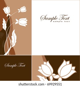 Abstract Floral Background. Eps10.