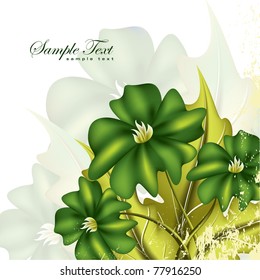 Abstract Floral Background. Eps10 Format.