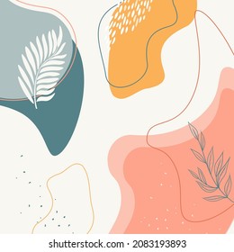 Abstract floral background, great design for any purposes. Autumn landscape. Spring floral vector illustration. Art background template element.