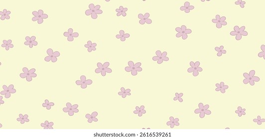 abstract floral background , Hand drawn minimal abstract 