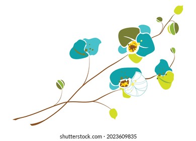 vector de ilustración de fondo floral abstracto, para diseño de invitación, boda, tarjeta de saludo, etc.
