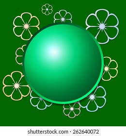Abstract floral background â?? Illustration. Vector