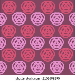 Abstract floral background with isolated on a purple background.