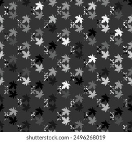 Abstract floral background with leaves seamless pattern. Tropical pattern, leaves seamless vector floral background. Vector illustration