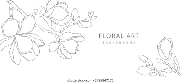 Abstract floral background and