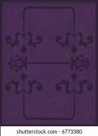 Abstract floral background with natural grunge textures. No Gradients.