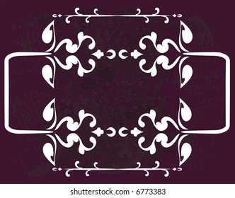 Abstract floral background with natural grunge textures. No Gradients.