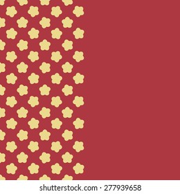 Abstract floral background. Natural ornament. Invitation card. Leaflet with empty space for text. 