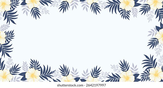 abstract floral background with nature inspired elements.blooming flower wall template for wedding card and scrapbook art

