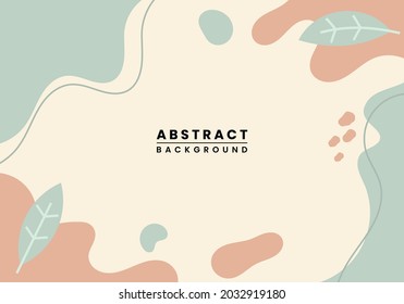 Abstract floral background with organic shape.