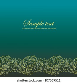 Abstract floral background with pattern