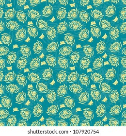 Abstract floral background with pattern