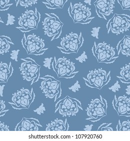 Abstract floral background with pattern