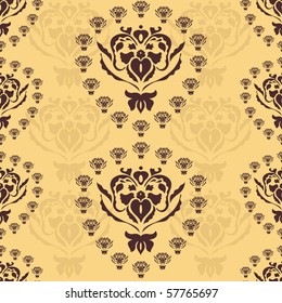 Abstract floral background with pattern