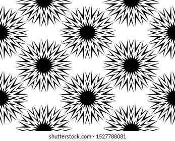 Abstract floral background pattern design