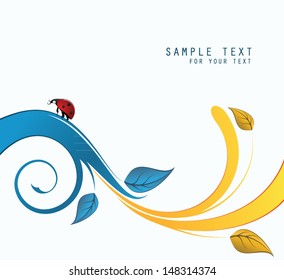 abstract floral background with place for your text