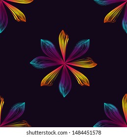 Abstract floral background with place for your text.