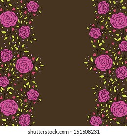 Abstract floral background with place for your text