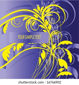 abstract floral background with place for your text
