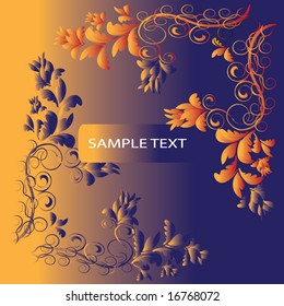abstract floral background with place for your text