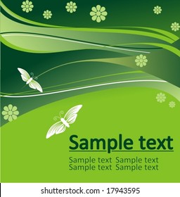 abstract floral background with place for your text