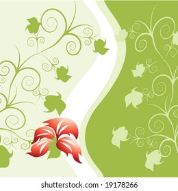 abstract floral background with place for your text