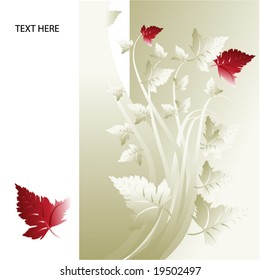abstract floral background with place for your text