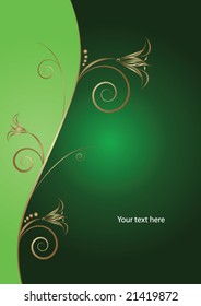 abstract floral background with place for your text
