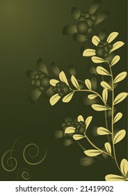abstract floral background with place for your text