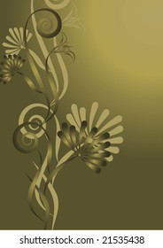 abstract floral background with place for your text