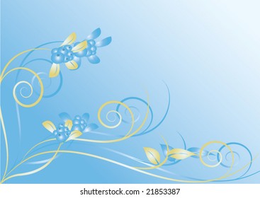abstract floral background with place for your text