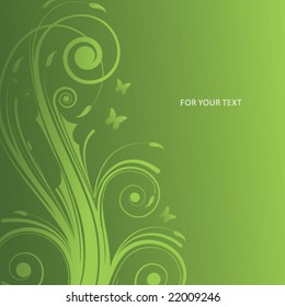 abstract floral background with place for your text