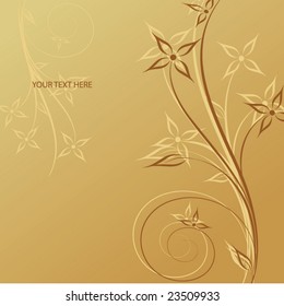 abstract floral background with place for your text