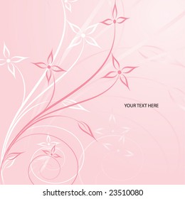 abstract floral background with place for your text