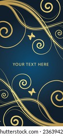abstract floral background with place for your text