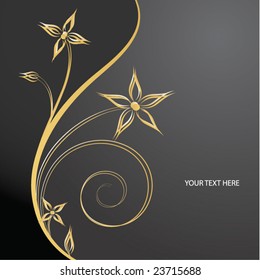 abstract floral background with place for your text