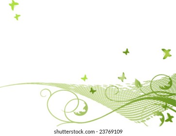 abstract floral background with place for your text