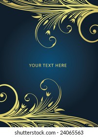abstract floral background with place for your text